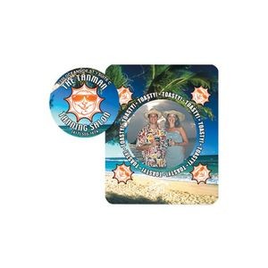 Picture Frame w/ Round Circle Cut-Out Vinyl Magnet - 20mil