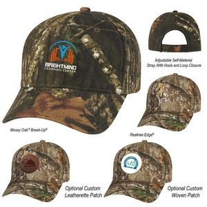 Cotton and Polyester Oak Hunter's Camouflage Cap