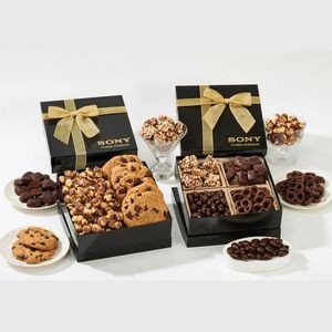 The Chairman Gift Box - Chocolate Covered Almonds, Sea Salt Caramels, Almond Butter Crunch, Mini Cho