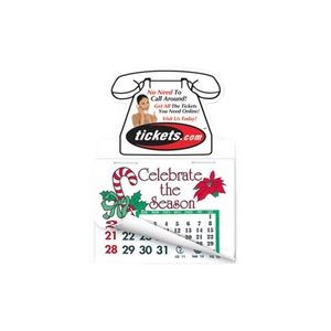 Telephone Shape Calendar Pad Magnets W/Tear Away Calendar