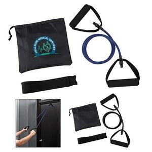 Yoga Fitness Bands in Nylon Pouch