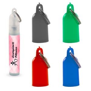 Mini Antibacterial Hand Sanitizer Pocket Spray w/ Key Chain