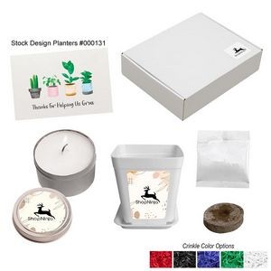 DIY Planter And Candle Gift Set