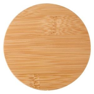 Bamboo Lid-Covered Glass Container