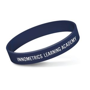 1/2" ink Injected Silicone Wristband