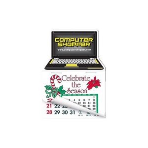 Laptop Shape Calendar Pad Magnets W/Tear Away Calendar