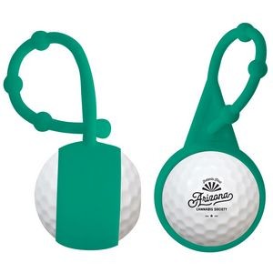 Silicone Carabiner Golf Ball w/ Fill Choice