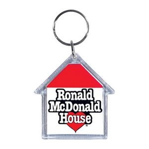 House Shape Acrylic Keytag (2 1/4")