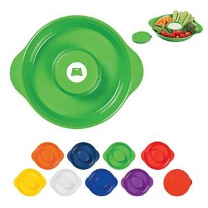 Party-Sized Tray with Dip Container