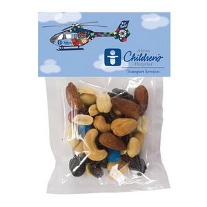 Candy Bag With Header Card (Large) - Trail Mix, Almonds, Fruit Mix, Swedish Fish, Chocolate Covered