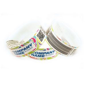Glossy Sureimage Adhesive Closure Plastic Wristbands