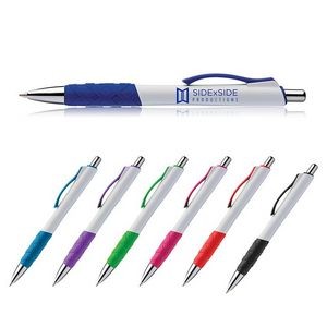 Stylish retractable round point pen