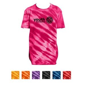 Youth Tiger Stripe Natural Dyed Tee