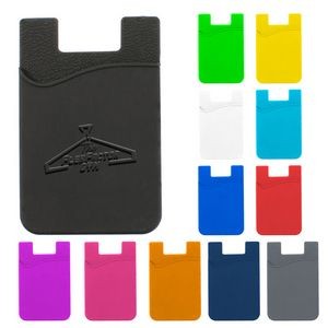 Embossed (Raised) Silicone Smart Wallet