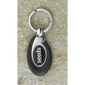 Oval Frosted Domed Key Holder