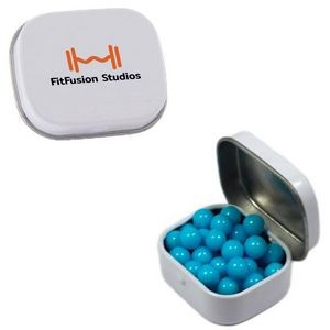 Mini Tin with Colored Candy, Chocolate Littles