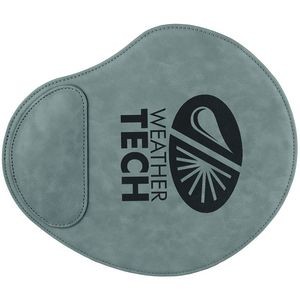 Gray Leatherette Mouse Pad (9" x 10.25")