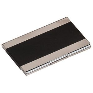 Black Stainless Steel Business Card Case