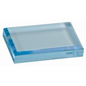 Blue Acrylic Paperweight (4