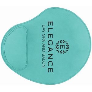 Teal Leatherette Mouse Pad (9" x 10.25")