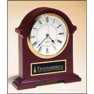 Napoleon Mantle Clock with Hand Rubbed Mahogany Finish
