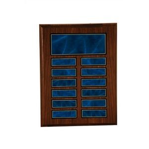 Recognition Pocket 12 Plate Perpetual Plaque (9" x 12")