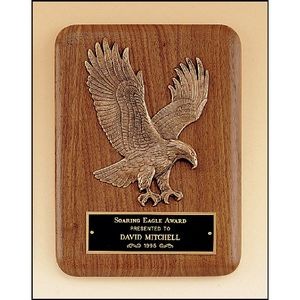 Walnut Plaque with Eagle Casting (9