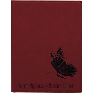 Rose Leatherette Portfolio (7" x 9")