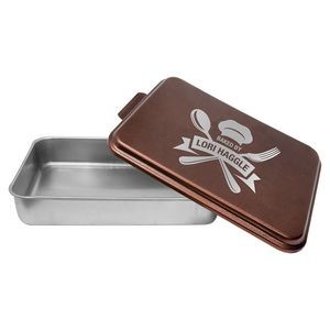 Aluminum Cake Pan with Copper Lid (9" x 13")