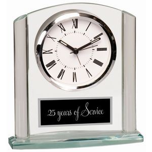 6 1/4" Arch Glass Clock