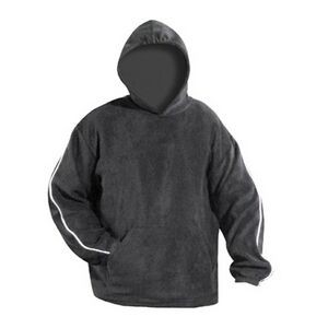 Hooded Pullover Sweatshirt w/Piping