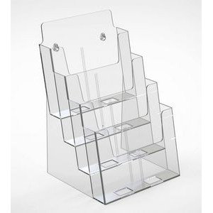 Four Tiered Letter-Size Brochure Holder