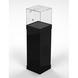 Floor standing raffle, suggestion, or donation box