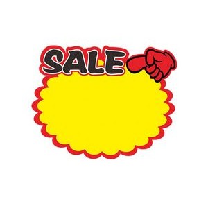 Supermarket Sale Promotion Advertising Sign Price Tags Pop Paper