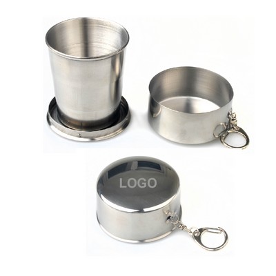 Stainless Steel Folding Collapsible Cup