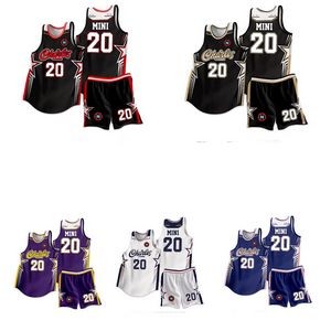 Jersey Basketball Sport Shirt 2pcs Set