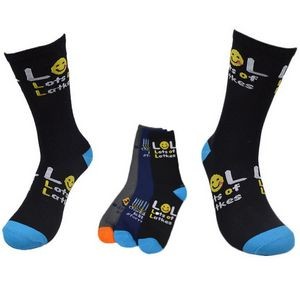 Big Size Knitted Cotton High Sport Socks
