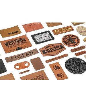 Custom Laser Engraved Leatherette Patch