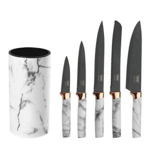 Kitchen Utensil With Marble Coating Handle