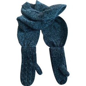Scarf With Built-in Mitten