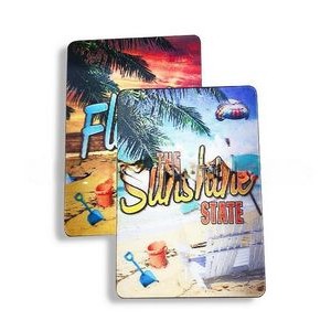 Lenticular 3d Card With Magnetic Backing