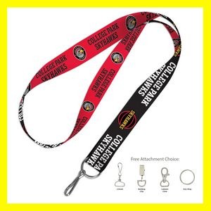 BEST INDUSTRY PRICE - 3/4" Custom Full Color Dye Sublimated Polyester Lanyard