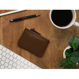 Real Leather Coin Pouch - Pantone Matched