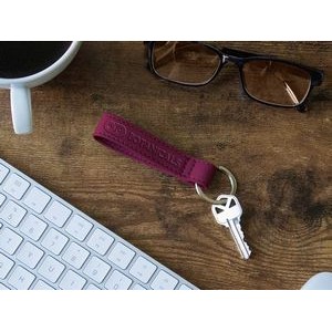 Real Leather Key Ring - Pantone Matched