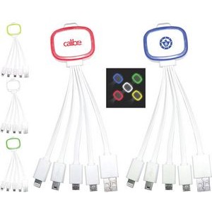 5-In-1 USB LED Lights Charging Cable