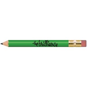 Light Green Round Golf Pencils with Erasers