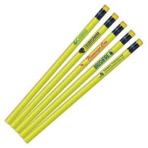 Neon Yellow Painted Pencils