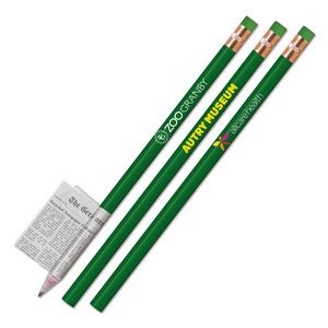 Green Recycled Newspaper Pencils
