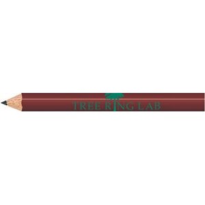 Maroon Round Golf Pencils