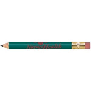 Teal Round Golf Pencils with Erasers